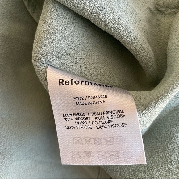 Reformation Nikita Celadon Midi Dress - Picture 4 of 7